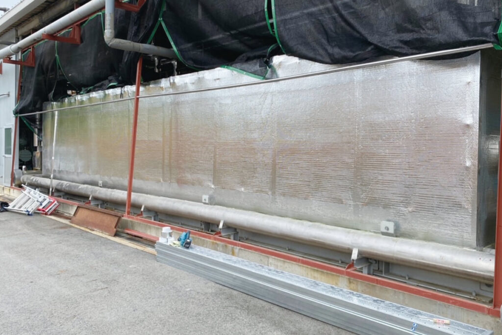 貯水タンクの保温